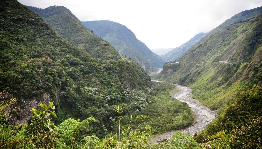 Panorama de la route des cascades
