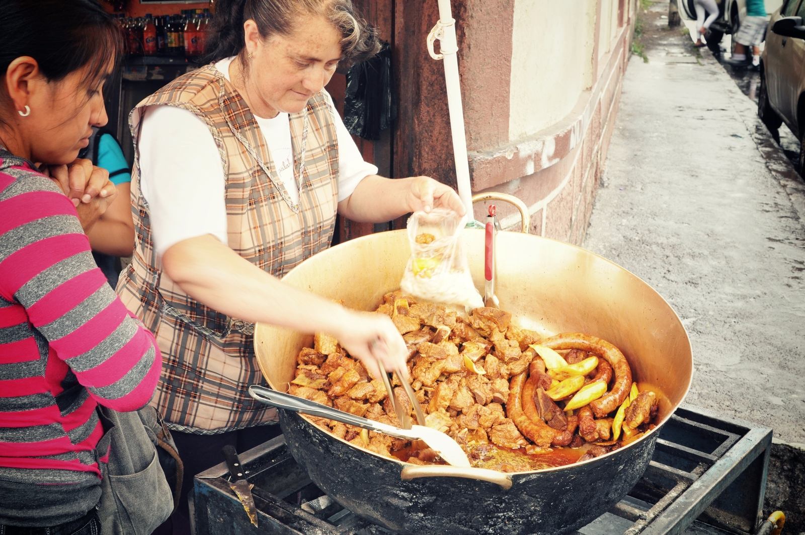  Street food en Equateur