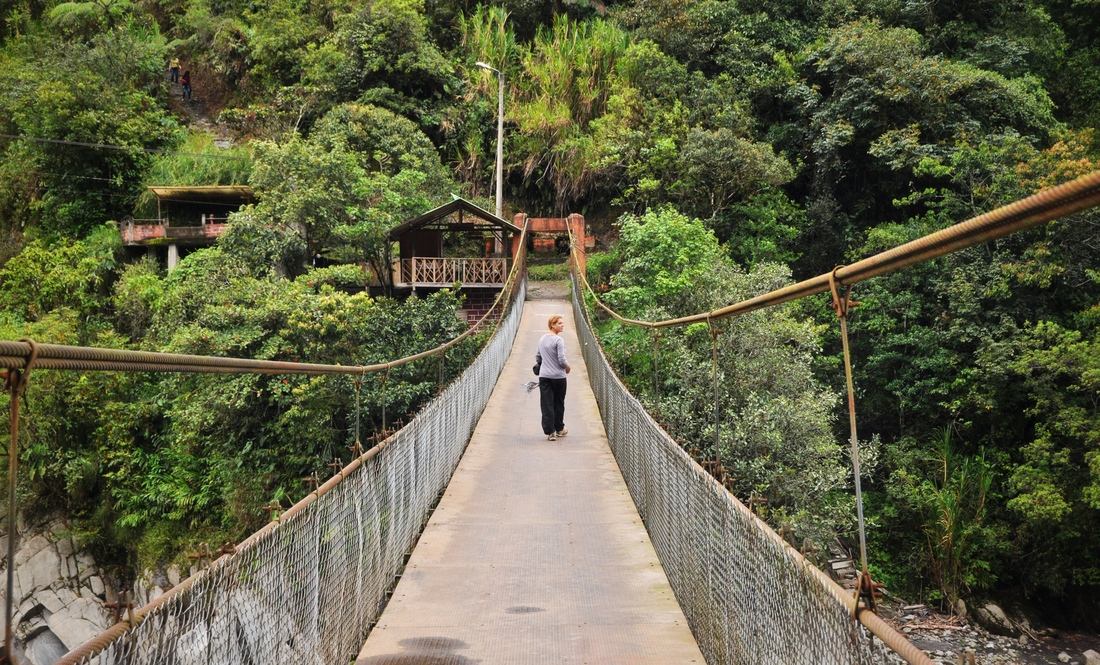 Pont de singe à Banos