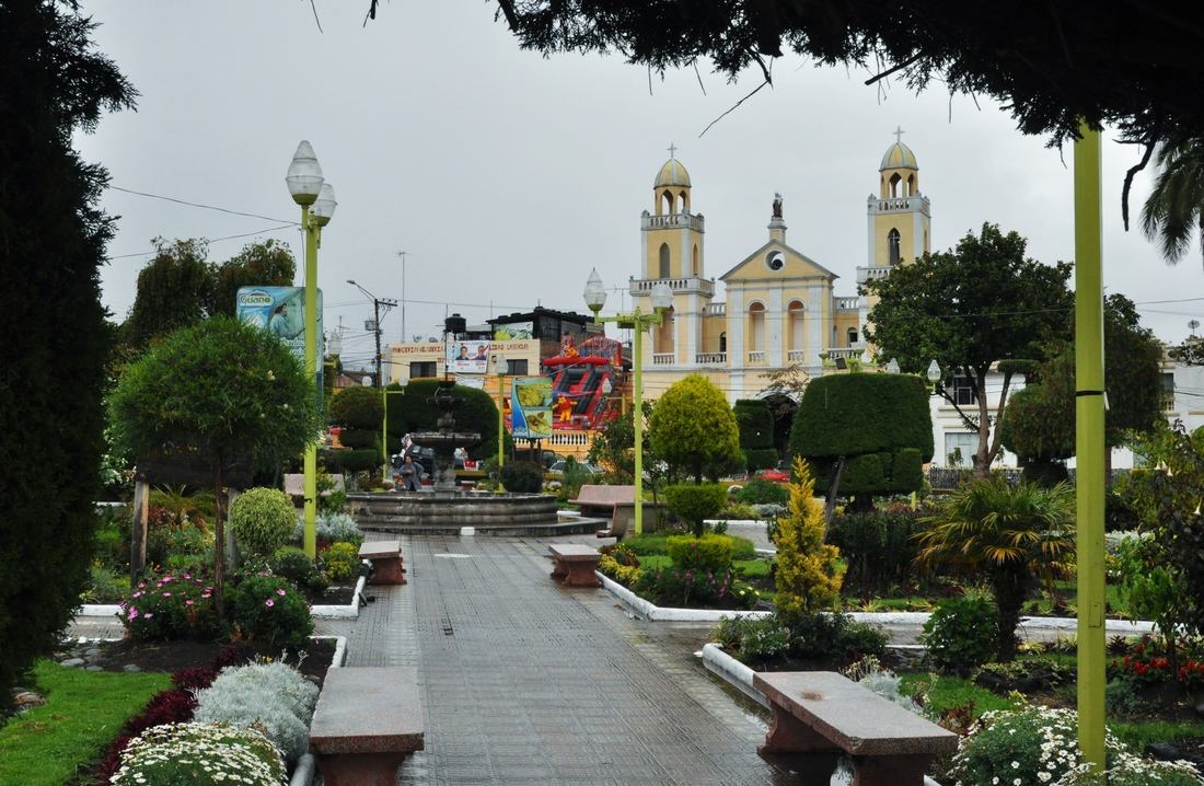Parque central de Guano, Equateur