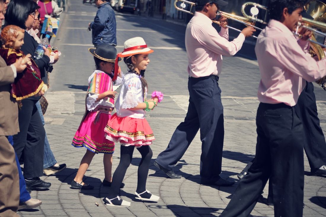 Costumes du carnaval de Riobamba