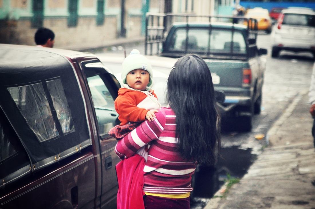 Bébé d'Equateur