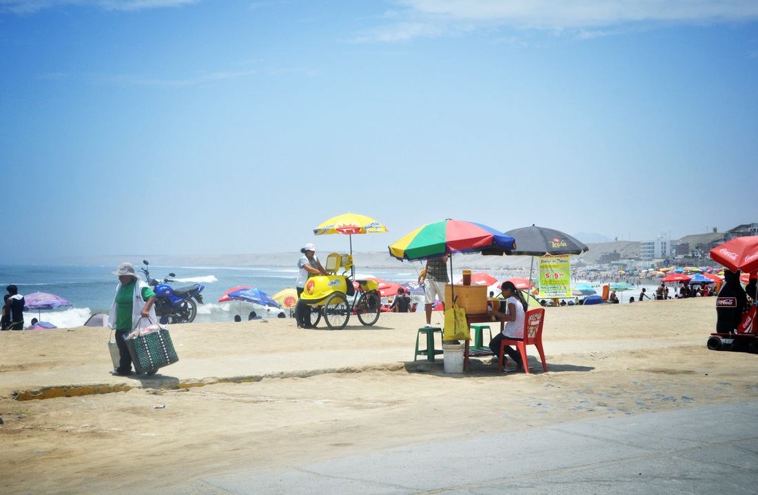 Plage à Huanchaco