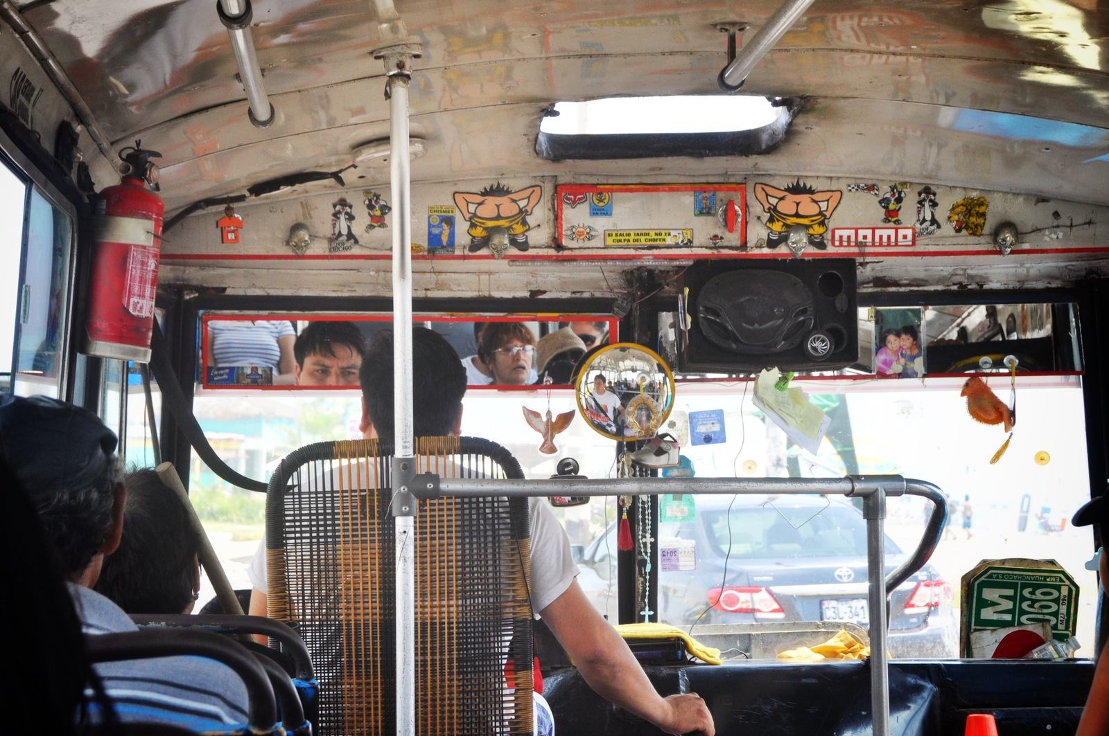 Décoration des bus du Pérou