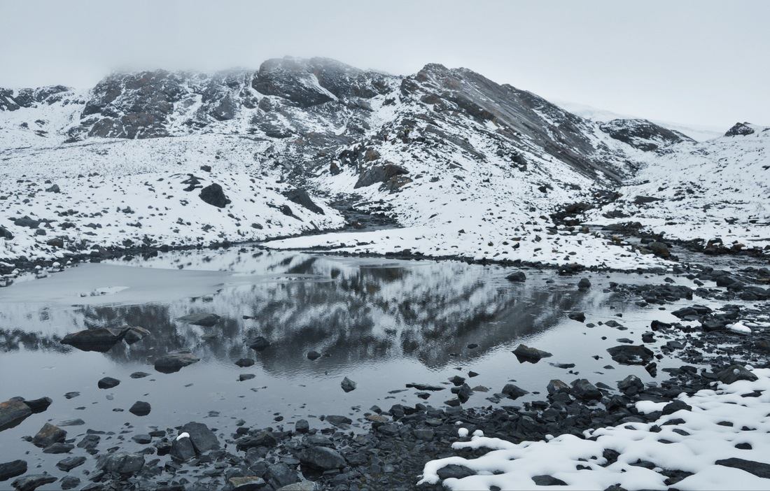Reflets glaciers de la cordillère blanche