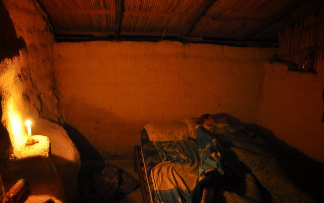 Nuit à la bougie dans le canyon de colca