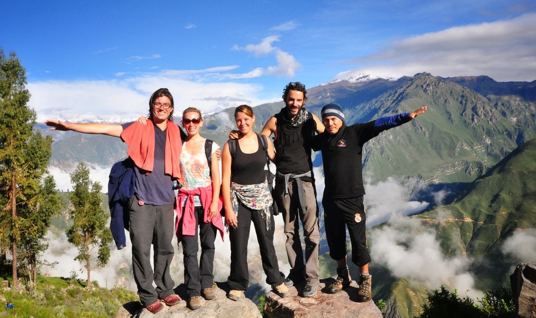 Arrivée en haut du canyon de colca