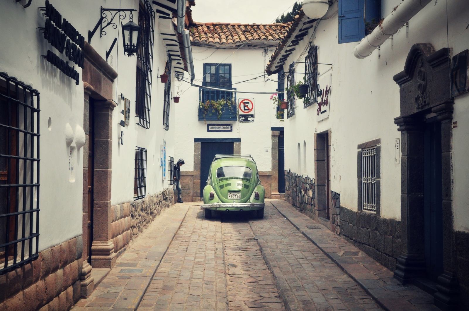 Coccinelle dans les rues de Cusco