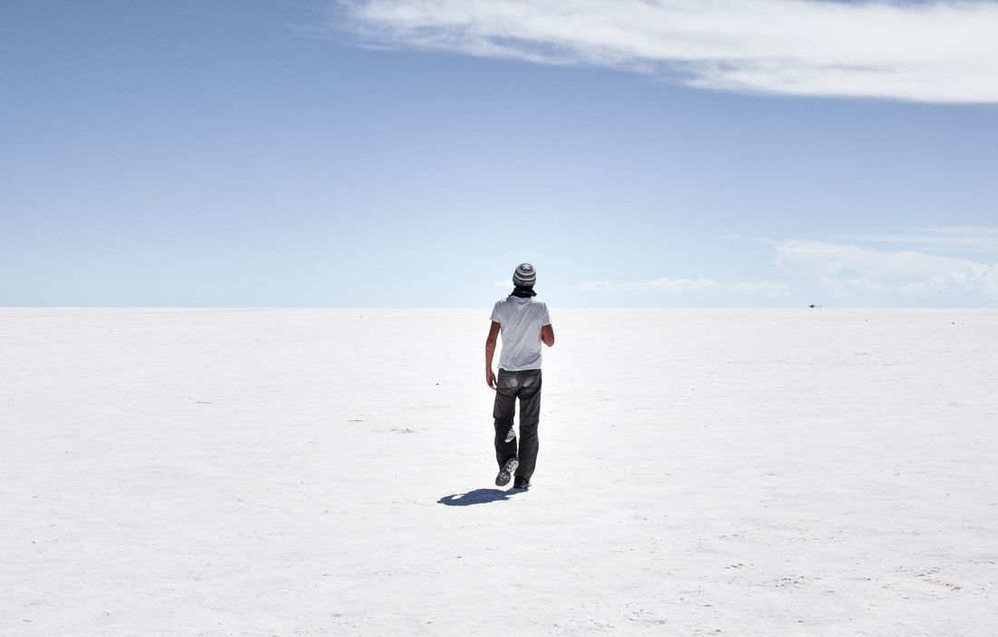 Seul au monde, salar d'uyuni