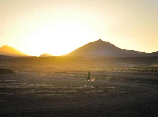 Le cimetière de trains du sud Lipez à Uyuni