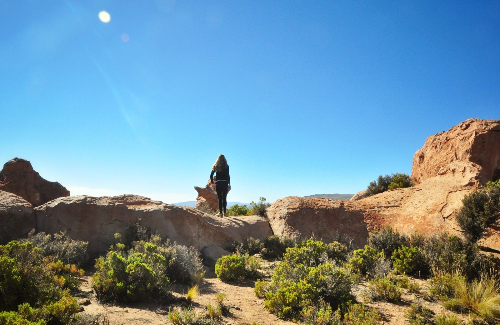 Dans le canyon, salar d'uyuni