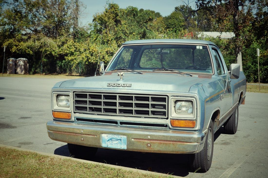 Vieille dodge pickup, USA