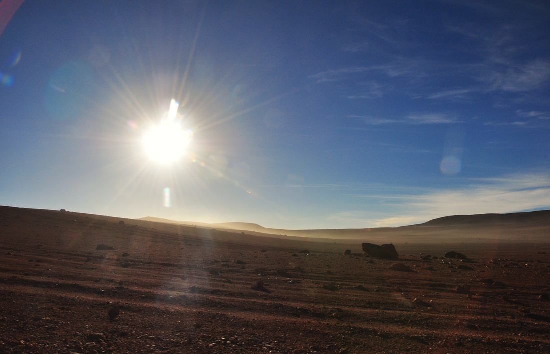 Lever de soleil sur le sud Lipez