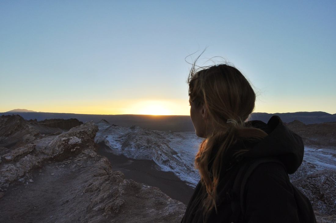 Coucher de soleil, vallée de la mort