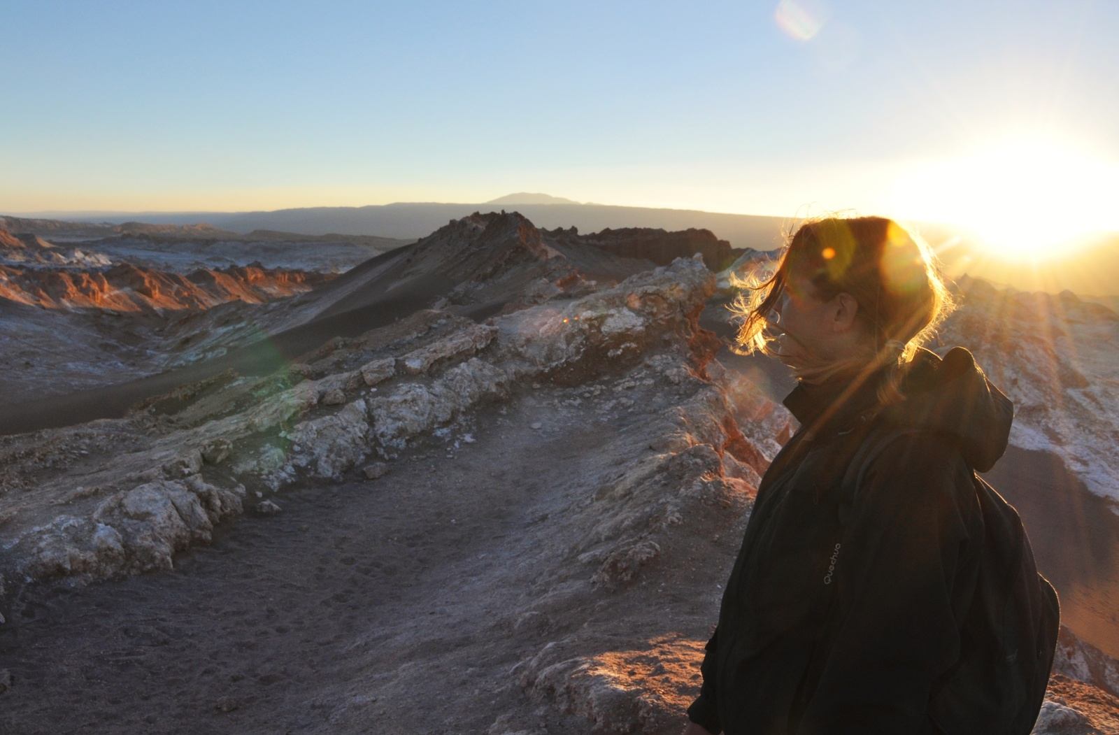 Coucher de soleil sur la vallée de la mort Coucher de soleil sur la vallée de la mort
