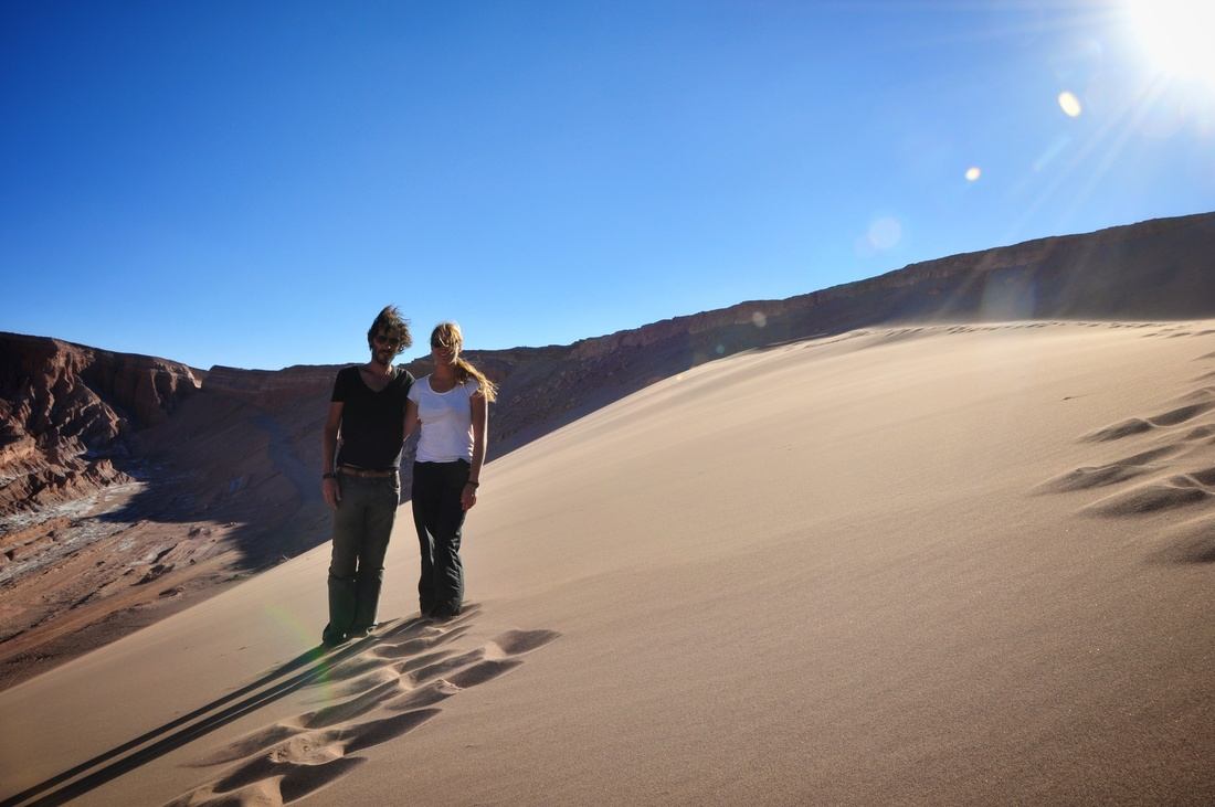 Ensemble dans le désert de San pedro de atacama