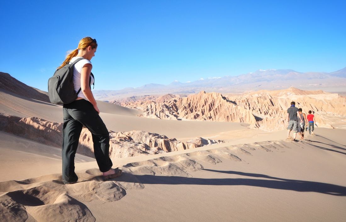 Sur la dune San pedro de atacama