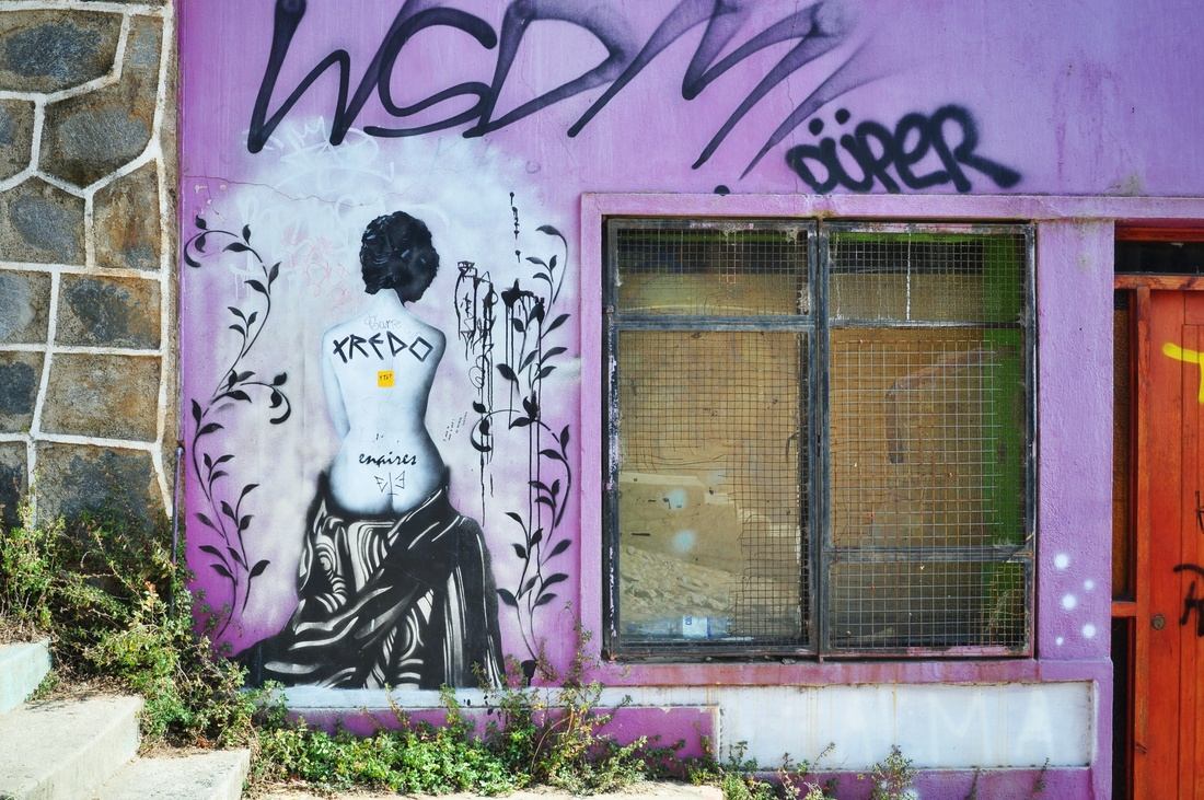 Art de rue Valparaiso Chili