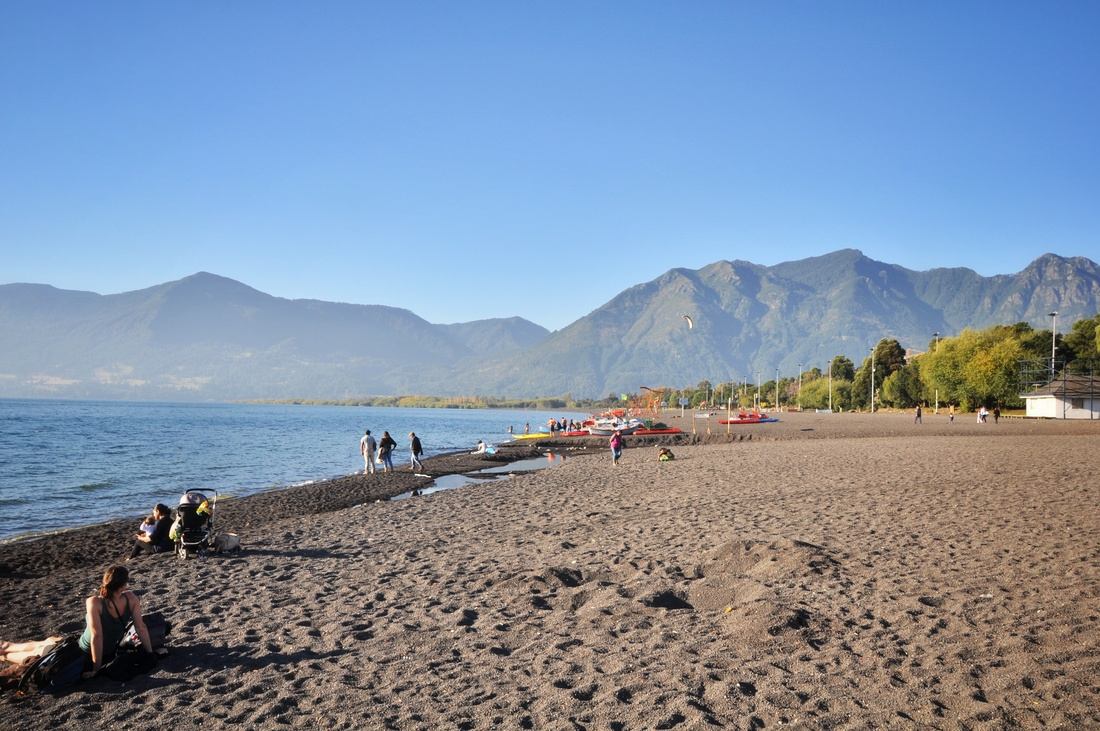 Lac villarica au Chili