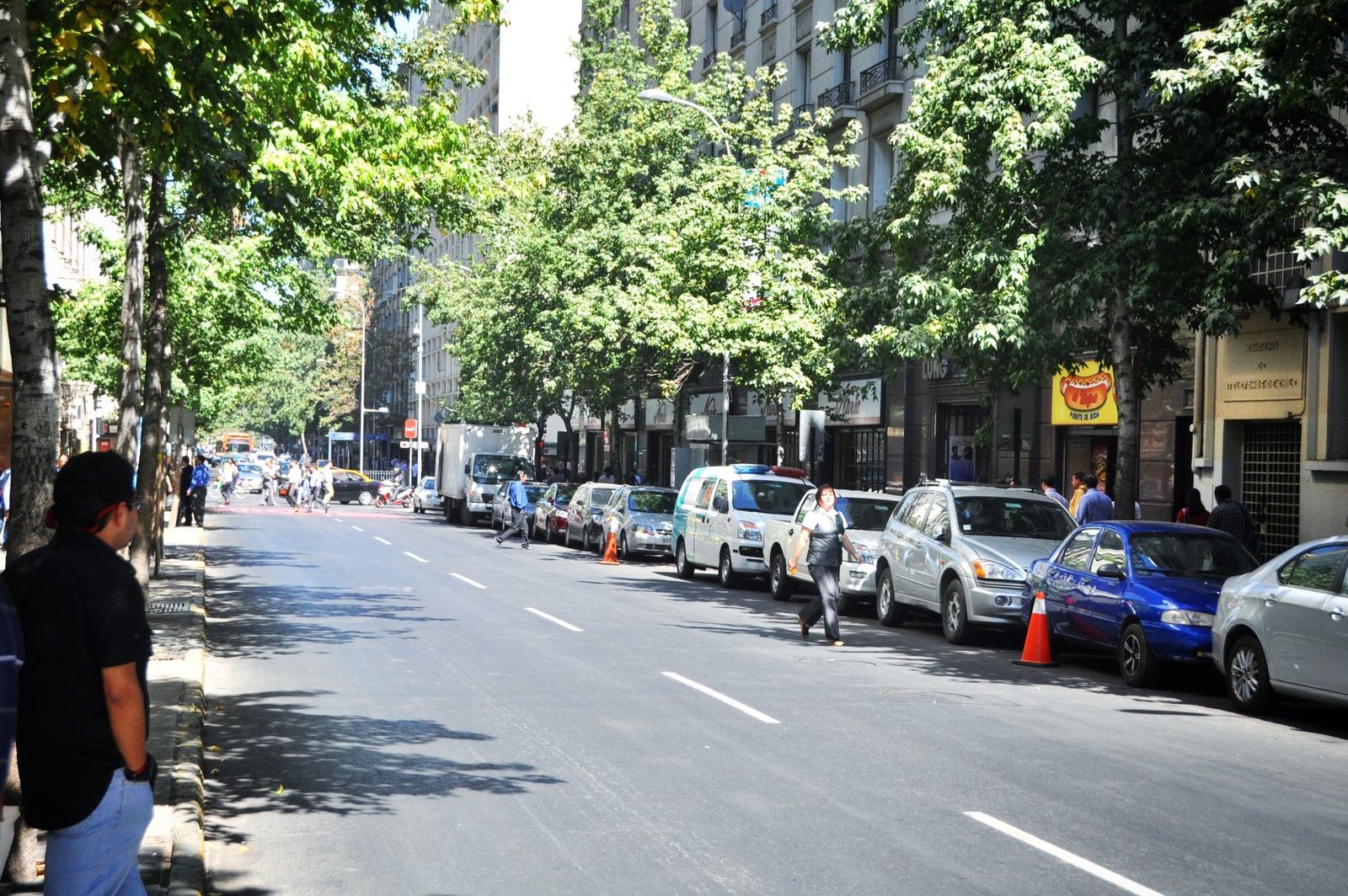 Rue de Santiago du Chili