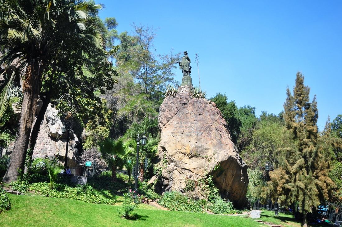 Cerro Santa Lucia Santiago du chili