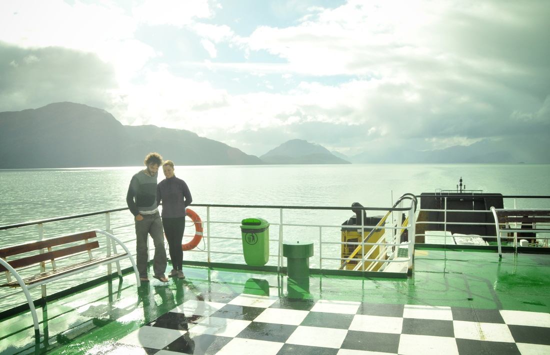 Sur le pont du Navimag