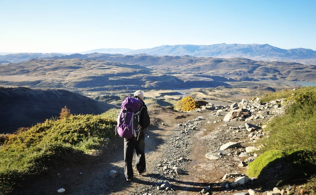 En route pour le trek W, Torres del Paine