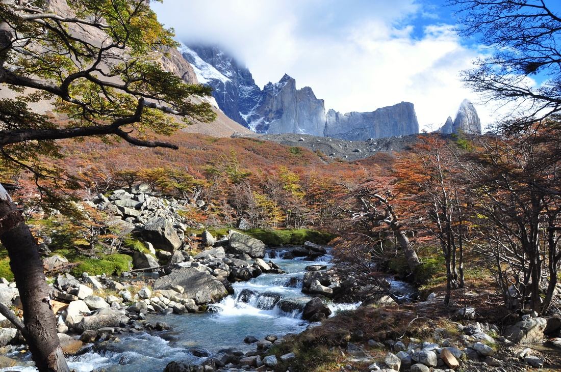 Rivière, Torres del Paine