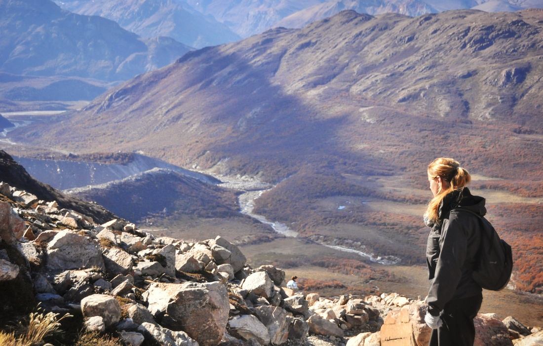 Chemin retour du Fitz Roy