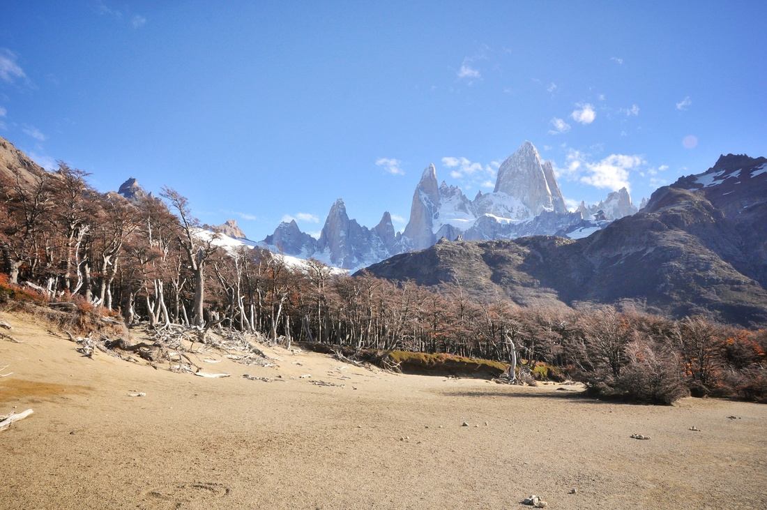 Etendue désertique vers le Fitz Roy