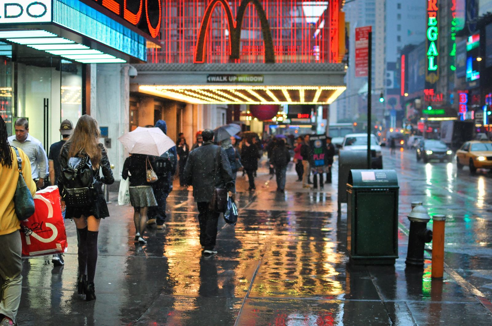 En direction du Shake Shack