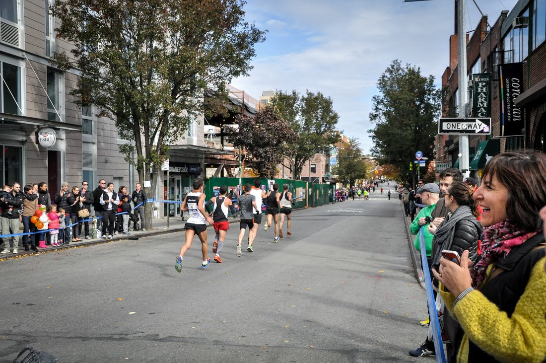 Quelques coureurs du marathon de New York