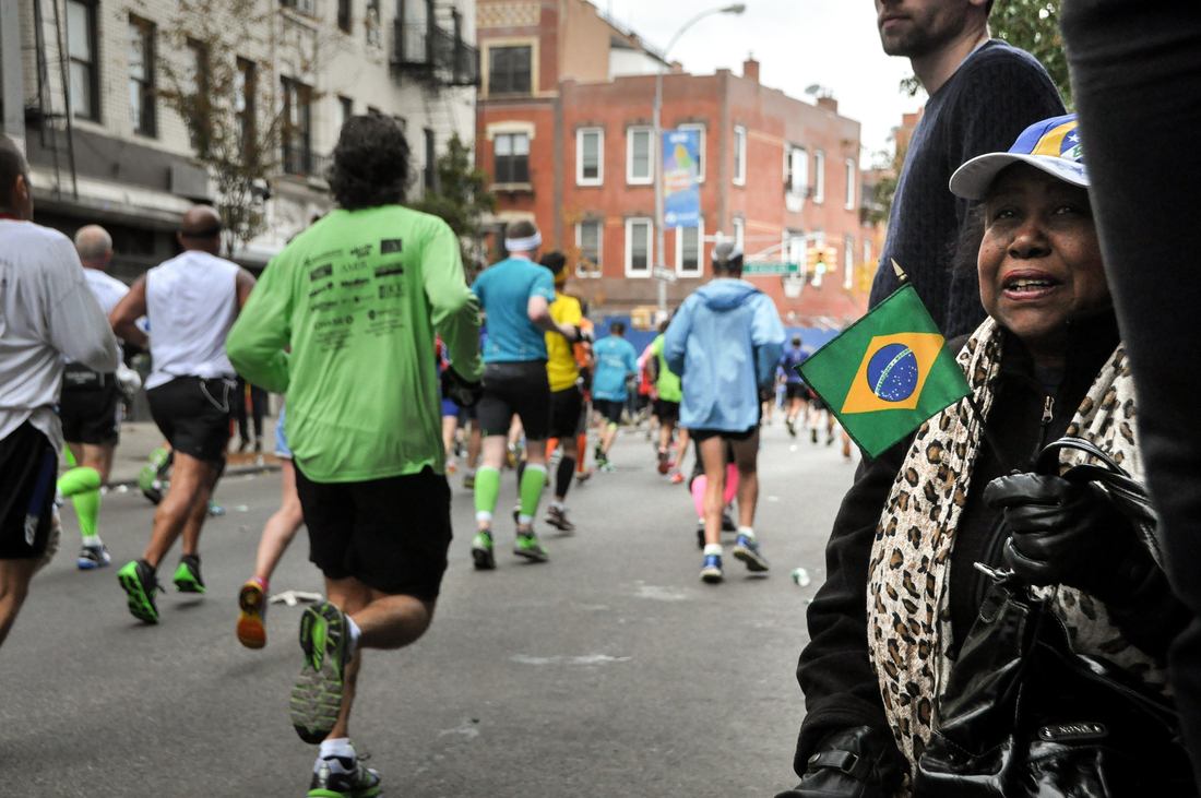Supporter du marathon de New York
