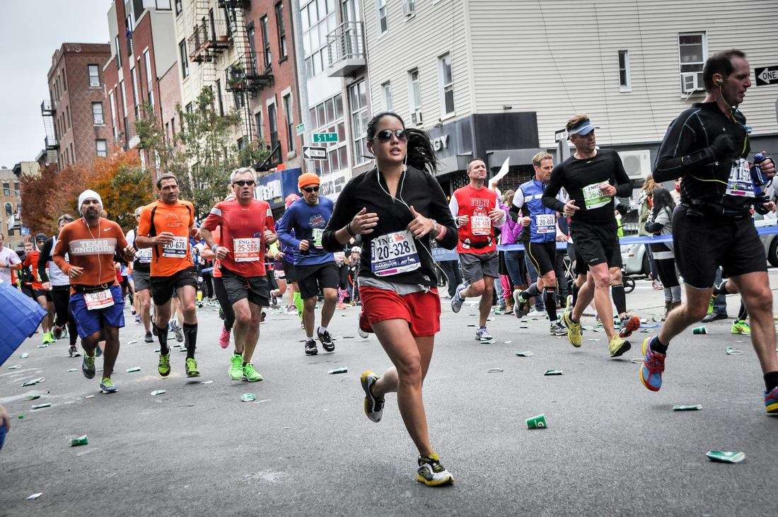 Coureurs du marathon de New York