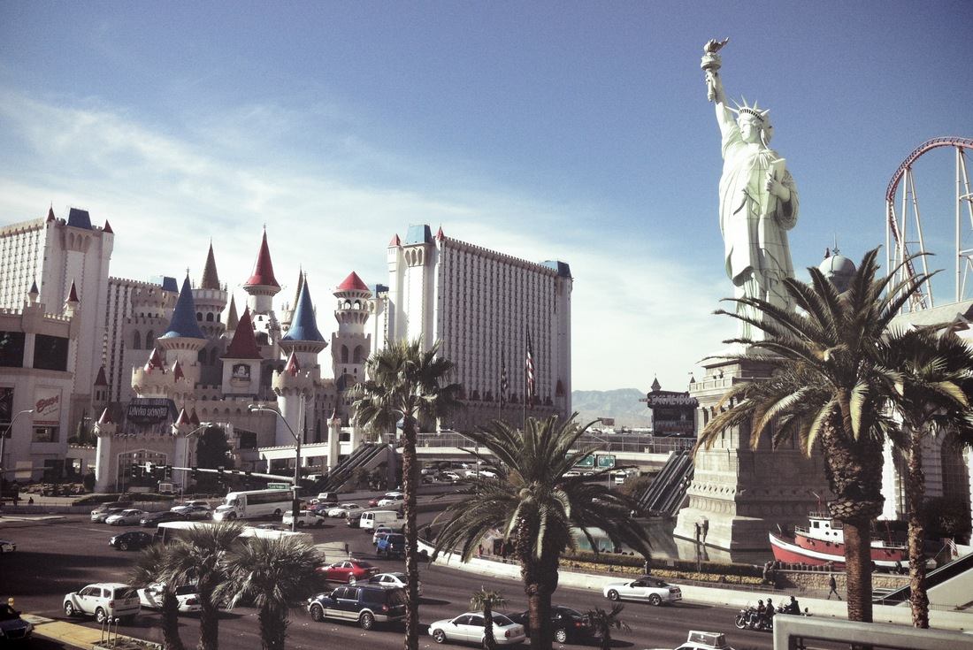 Arrivée à Vegas