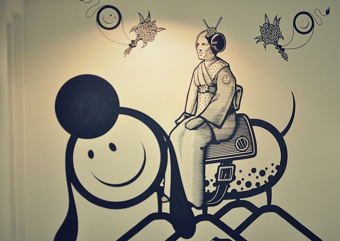 Décoration de l'hotel Bloom