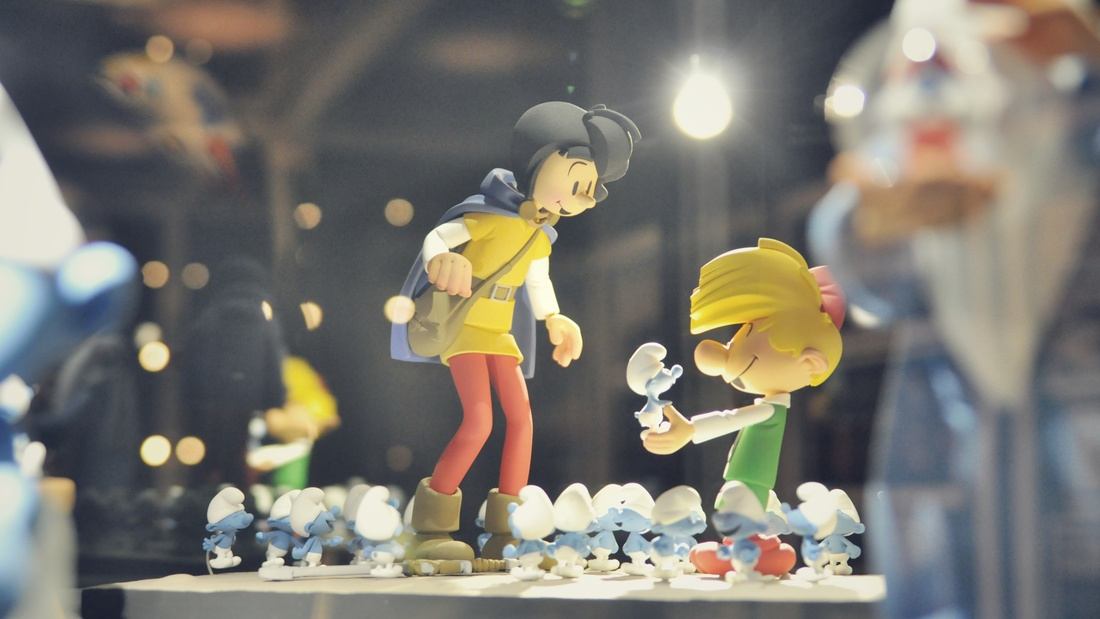 Figurines de Johan et Pirlouit 