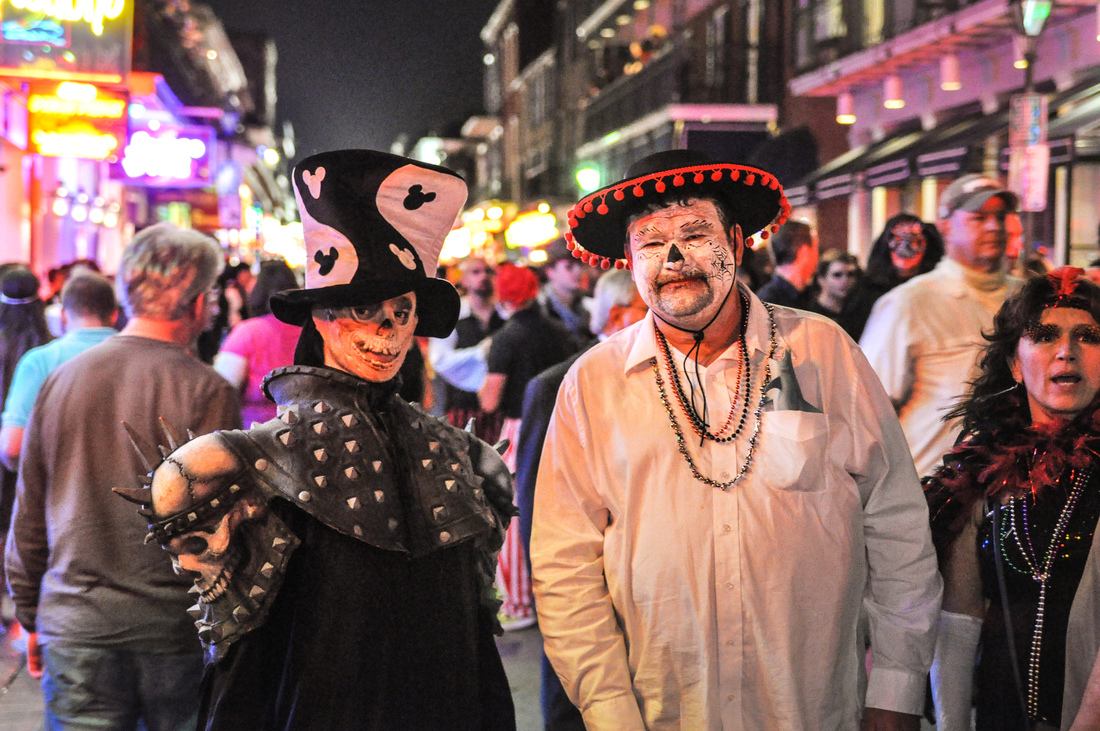 Costume d'Halloween à la Nouvelle orléans