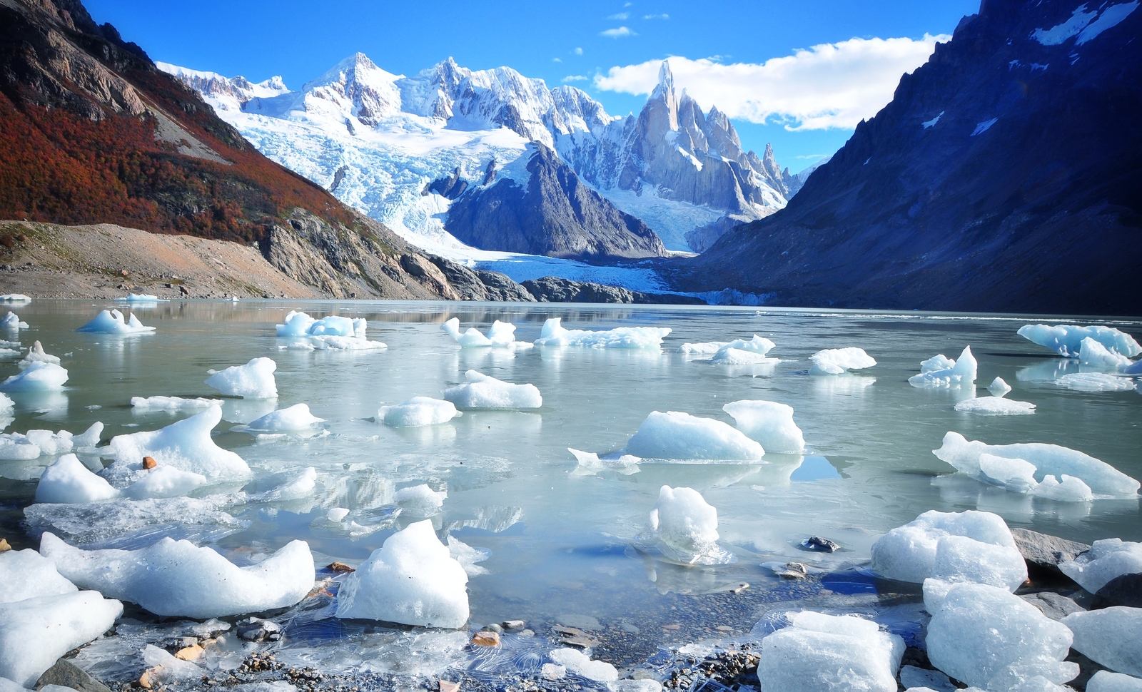 Blocs de glace de la Lagune Torre Blocs de glace de la Lagune Torre