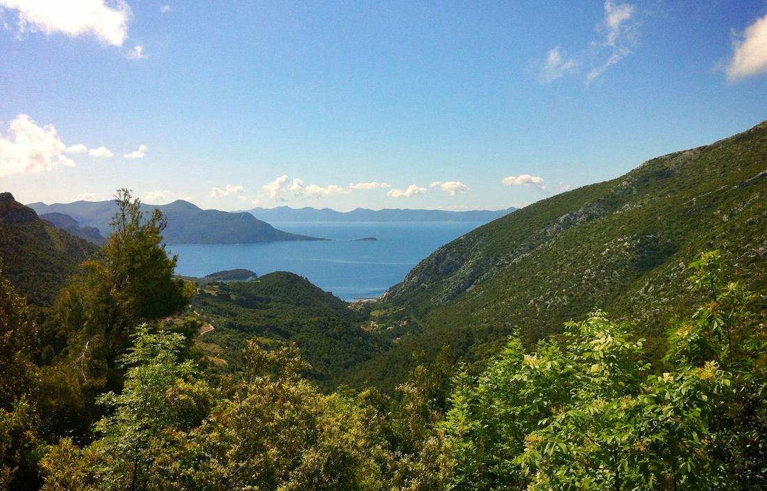 Panorama de l'ile de Korcula
