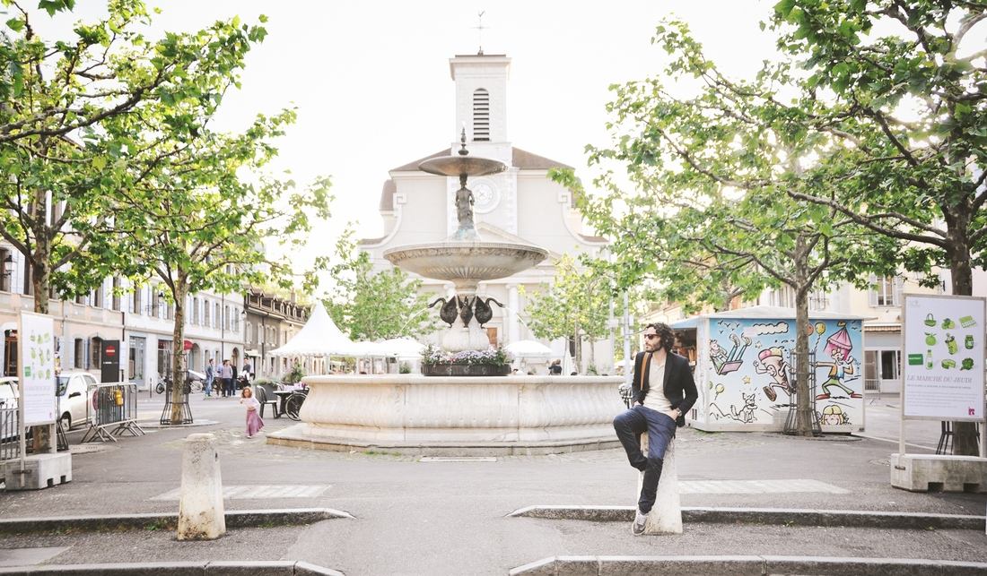Place du marché à Carouge