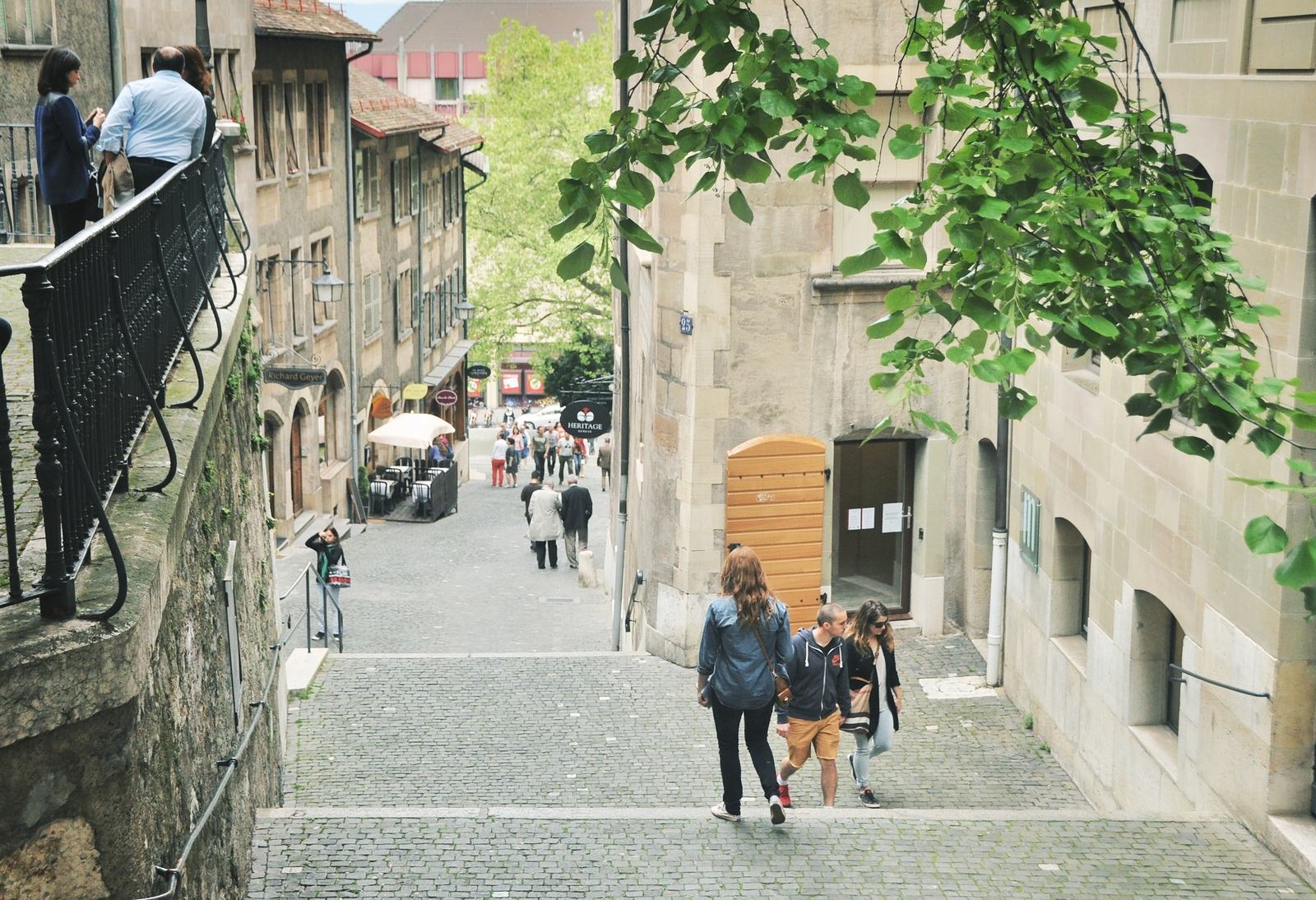 Rus de la vieille ville de Genève