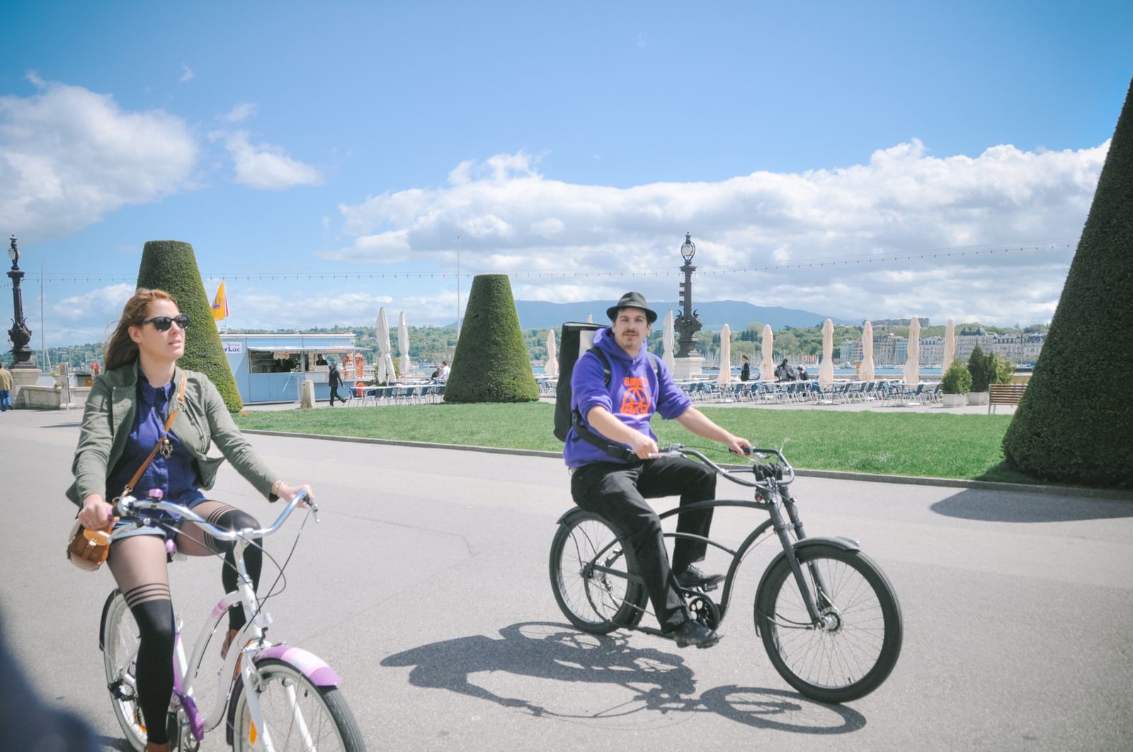 Velo sur la rade de Geneve Velo sur la rade de Geneve