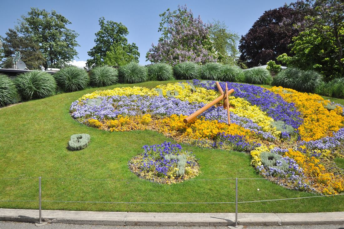 Horloge fleurie de Genève
