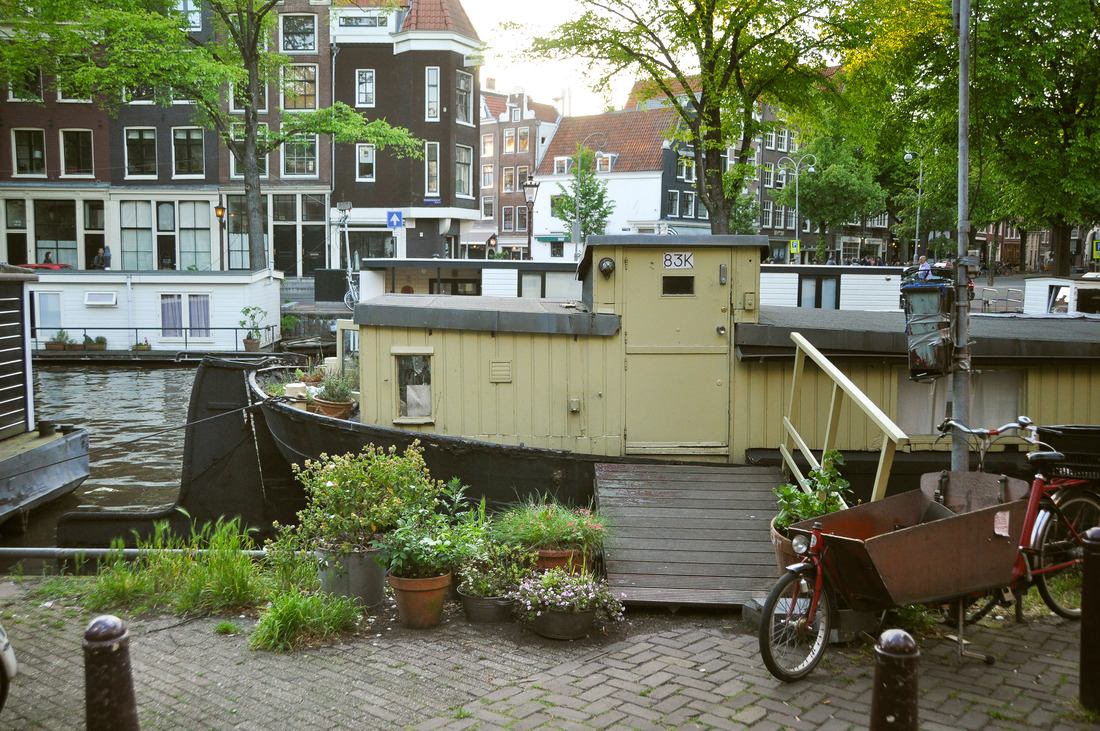 Péniches, Amsterdam