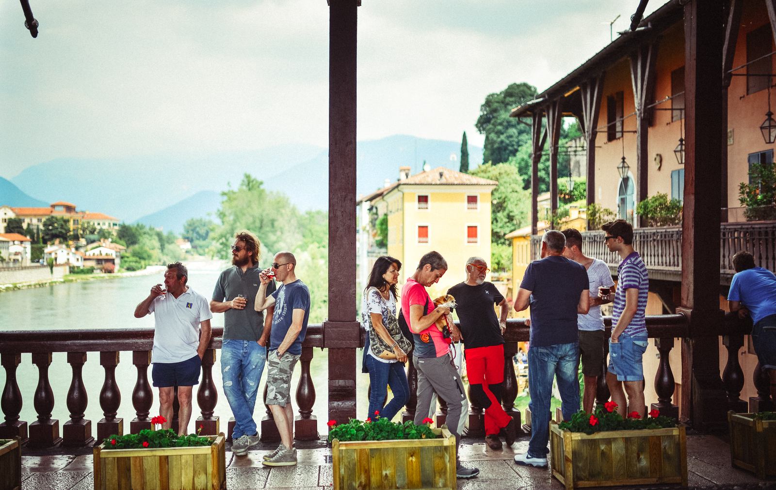 Le pont de Bassano, lieu de rencontre