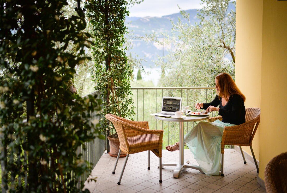 Petit déjeuner à Malcesine