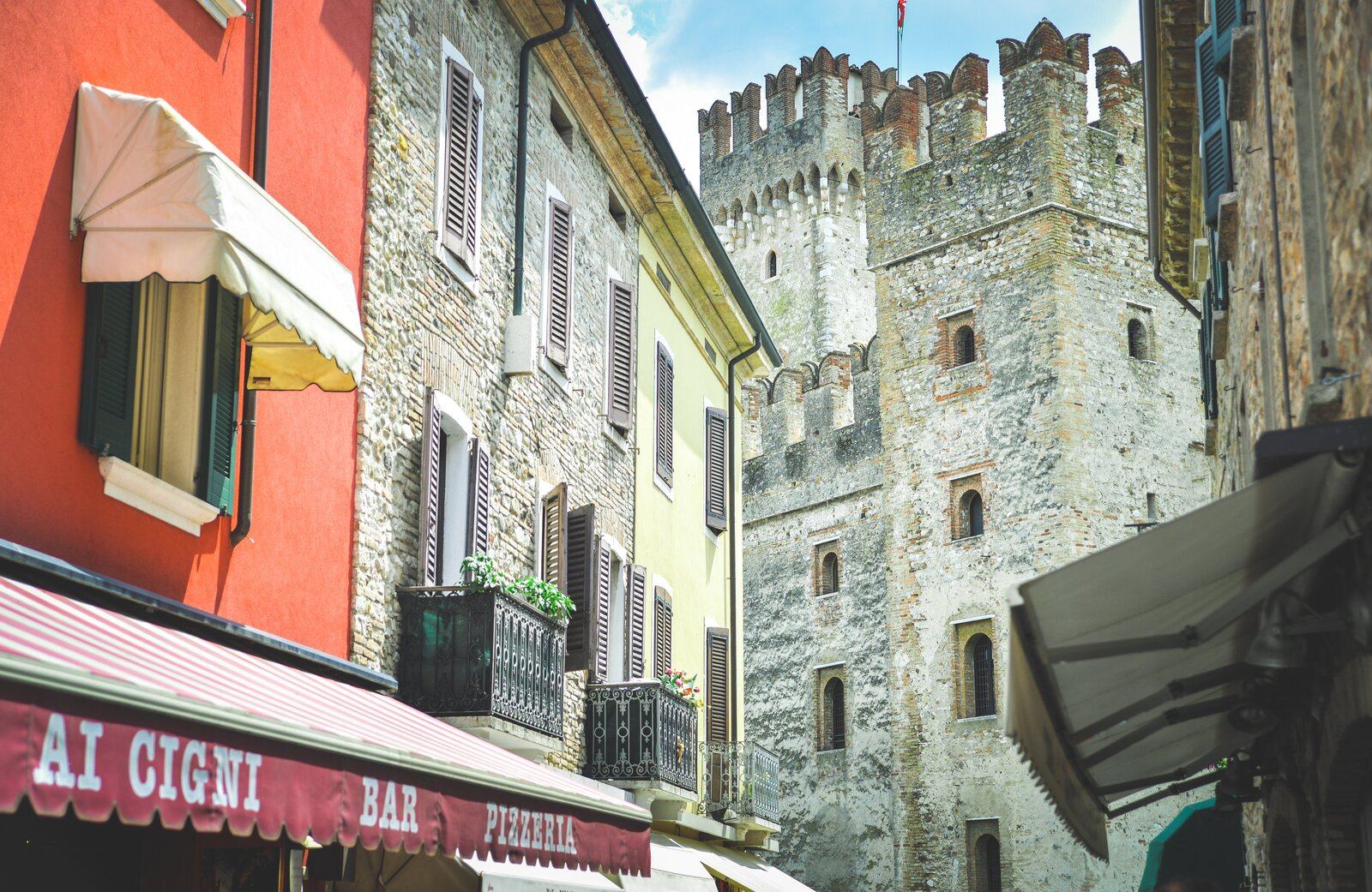 Vue sur le chateau de Sirmione