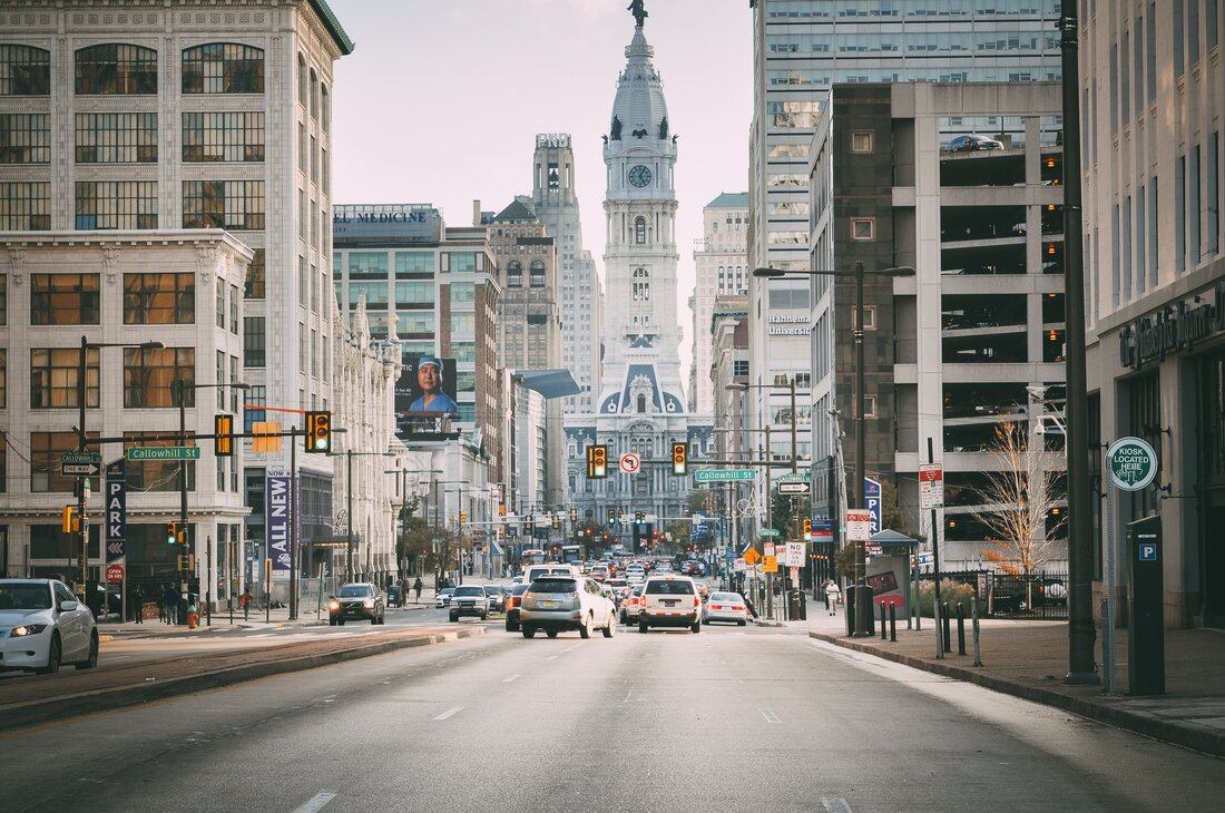 Centre de Philadephie. Callowhill St.