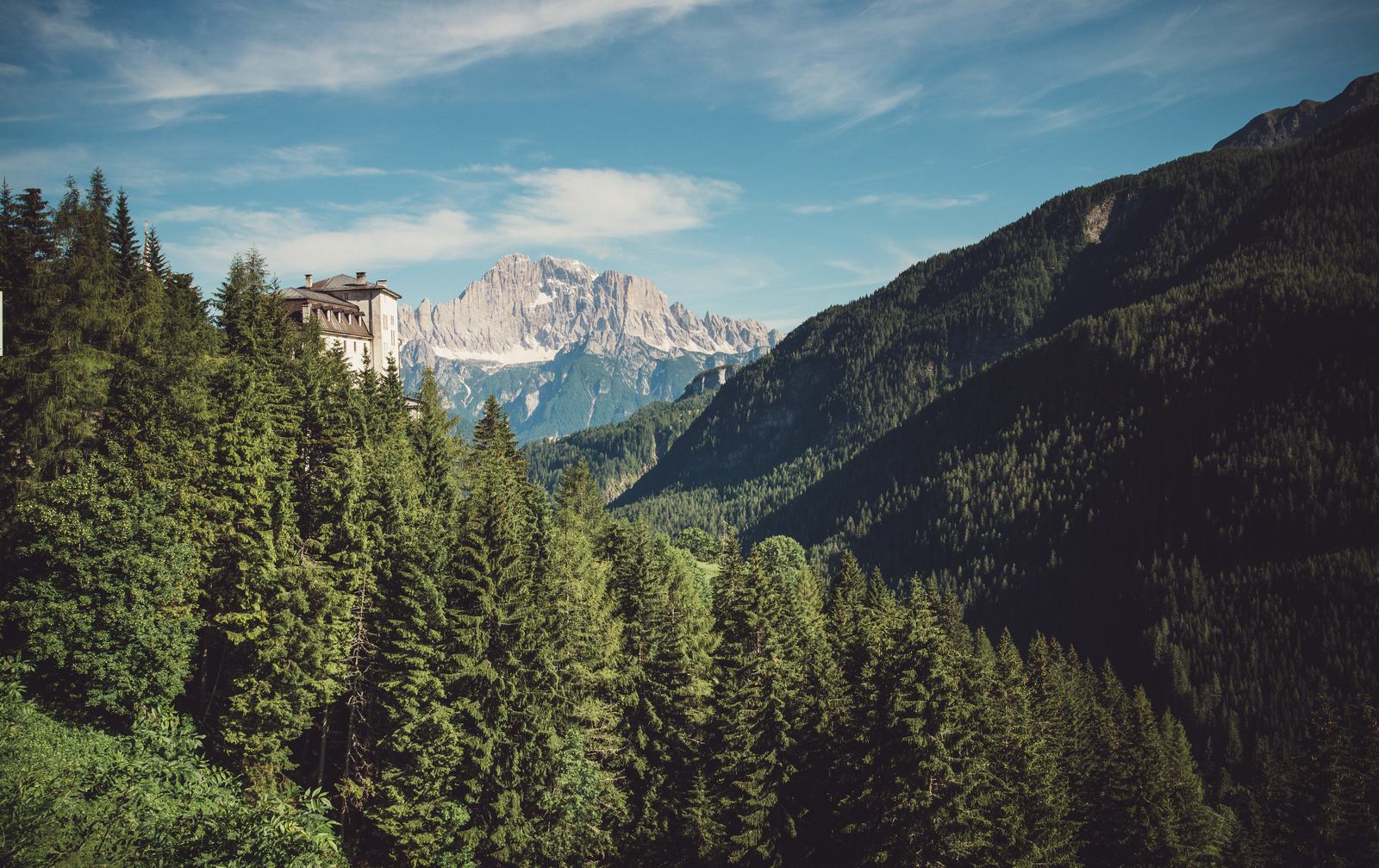 Sur la route vers Cortina